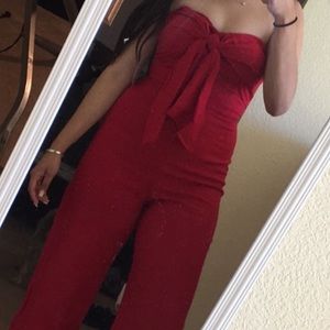 Red romper